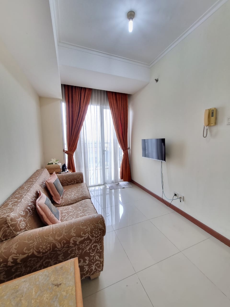Disewakan Apartemen Marbella Tipe 2 Kamar Tidur Kondisi Full Furnished