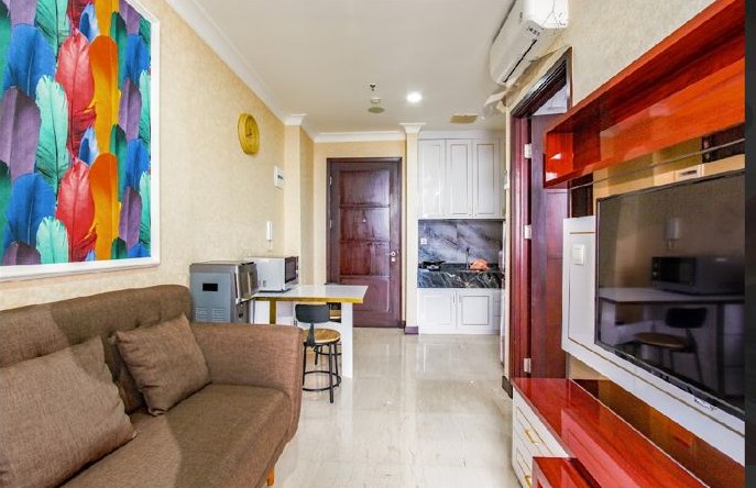 Disewakan Apartemen Permata Hijau Suites Tipe 1 Kamar Tidur Kondisi Furnished
